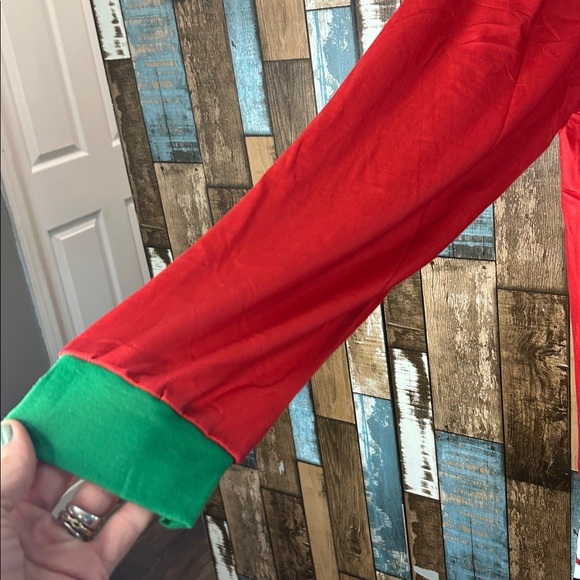 PatPat Red and Green Christmas pajama set - Picture 5 of 12